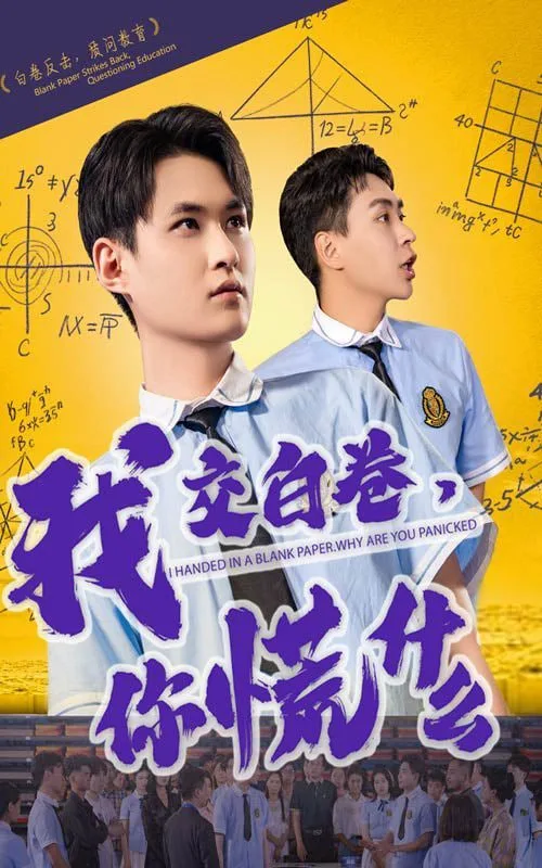 我交白卷你慌什么海报