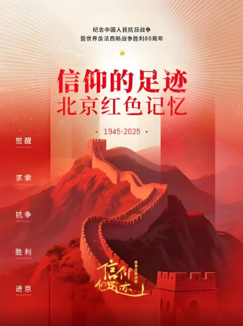 信仰的足迹——北京红色记忆海报